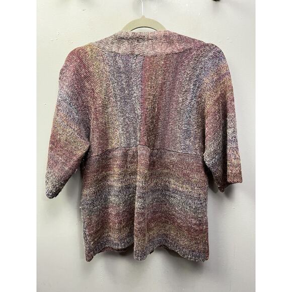 Dress Barn Sweater Women’s Petite Large V Neck Short Sleeve‎ Wool blend - Picture 2 of 6